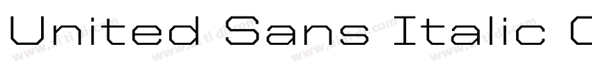 United Sans Italic C字体转换